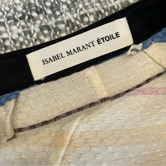Isabel Marant Étoile Silk Blouse Size M - Picture 8 of 9